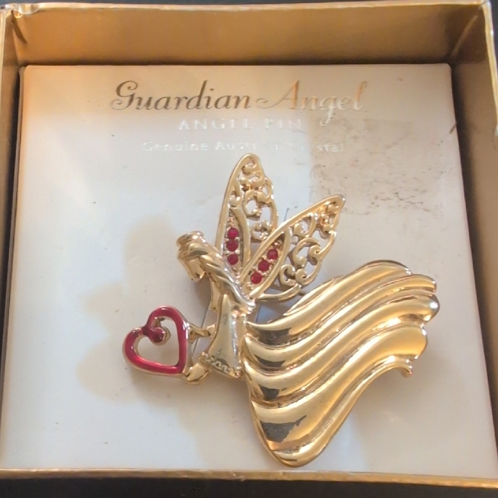 Guardian Angel Brooch